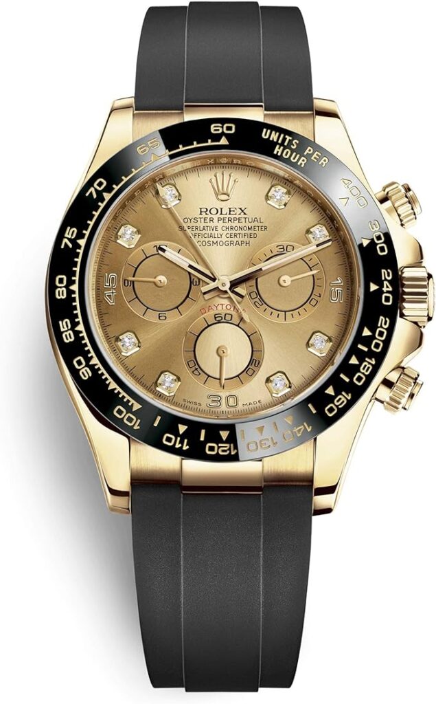 2. Rolex Daytona Yellow Gold/Oysterflex Bracelet / 116518LN-0044 / Champagne Diamond Dial