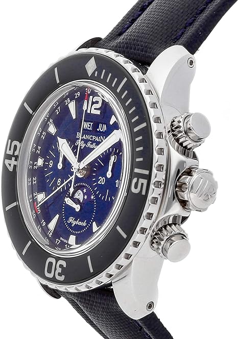 3. Blancpain Fifty Fathoms Complete Calendar Chrono Watch 5066F-1140-52B