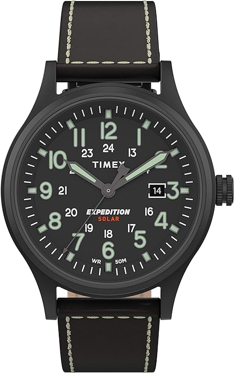 Timex Men's Expedition Scout Solar-Powered 40mm Watch most affordable watches